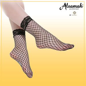 Fashion Large-Fishnet 80 Den, Socks